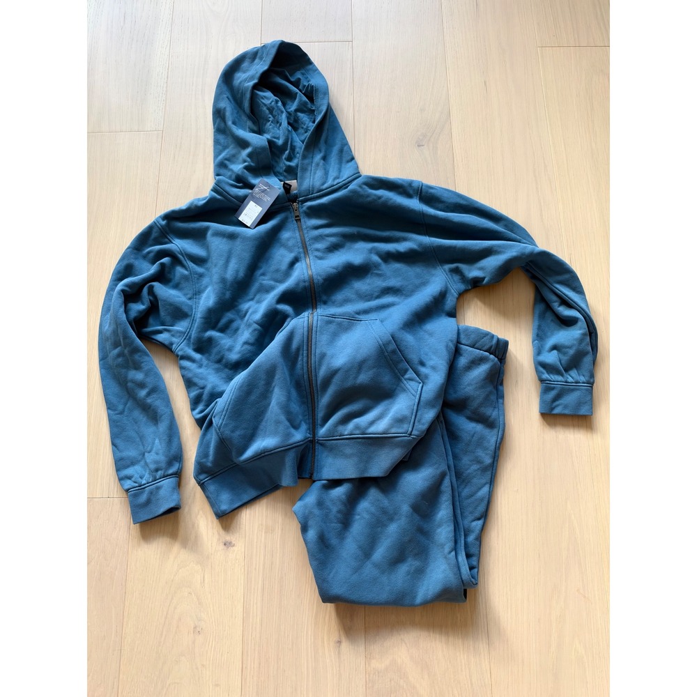 Universal Thread Womens XS Blue Zip Hoodie and Joggers Sweatsuit Set NWT